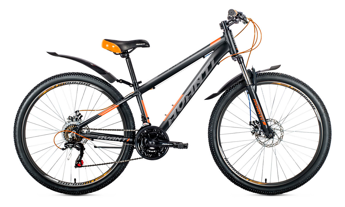 Велосипед Avanti PREMIER 26" 2021, размер S, серо-оранжевый
